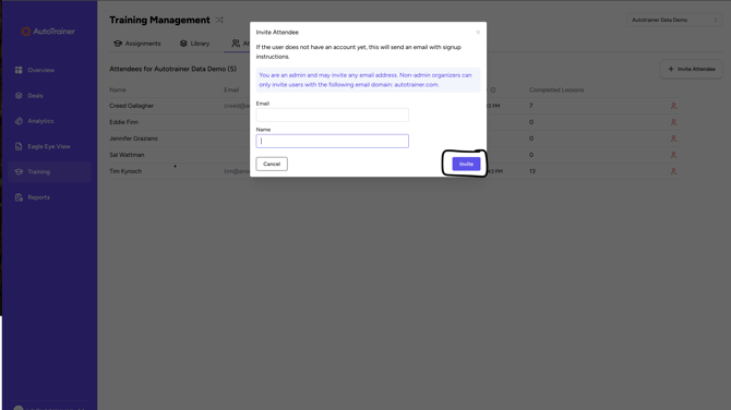Attendees FAQ Step 4